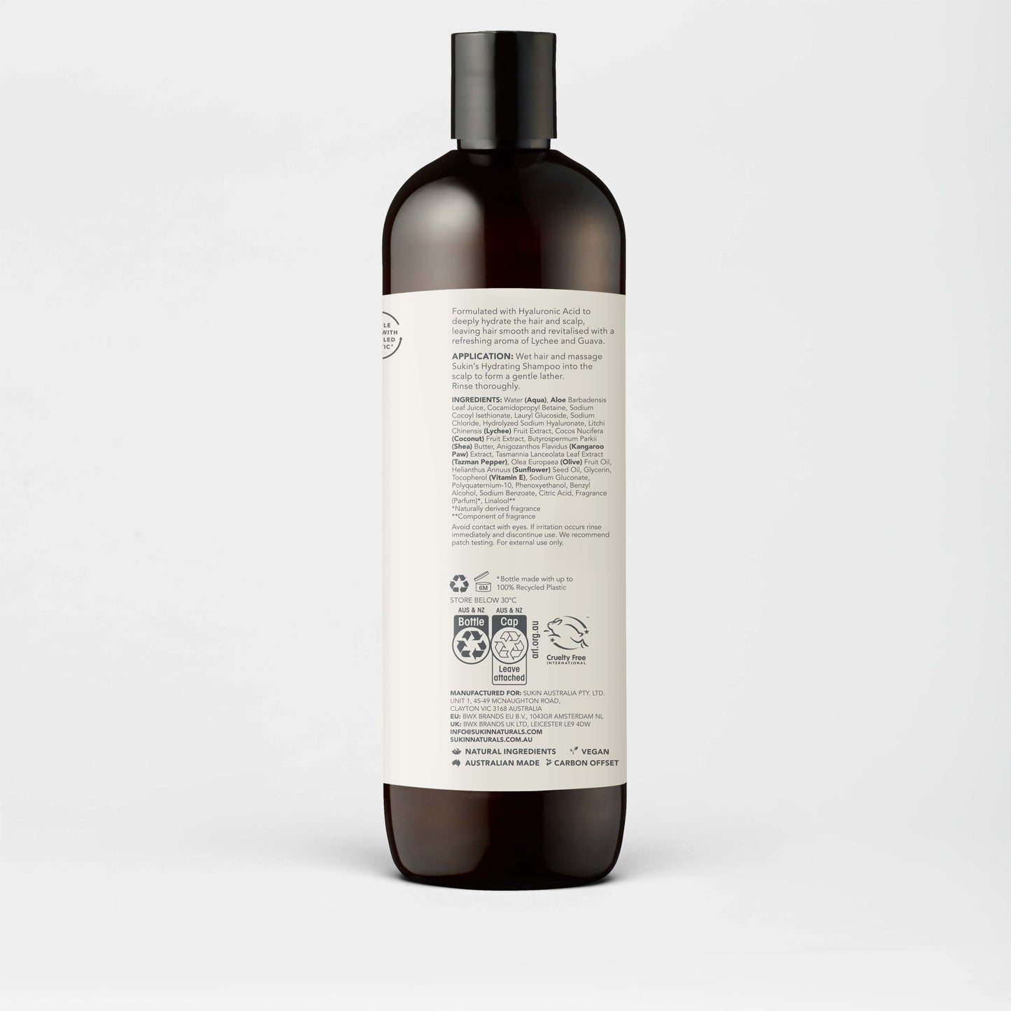 Lychee and Pink Guava Hydrating Shampoo 500ml