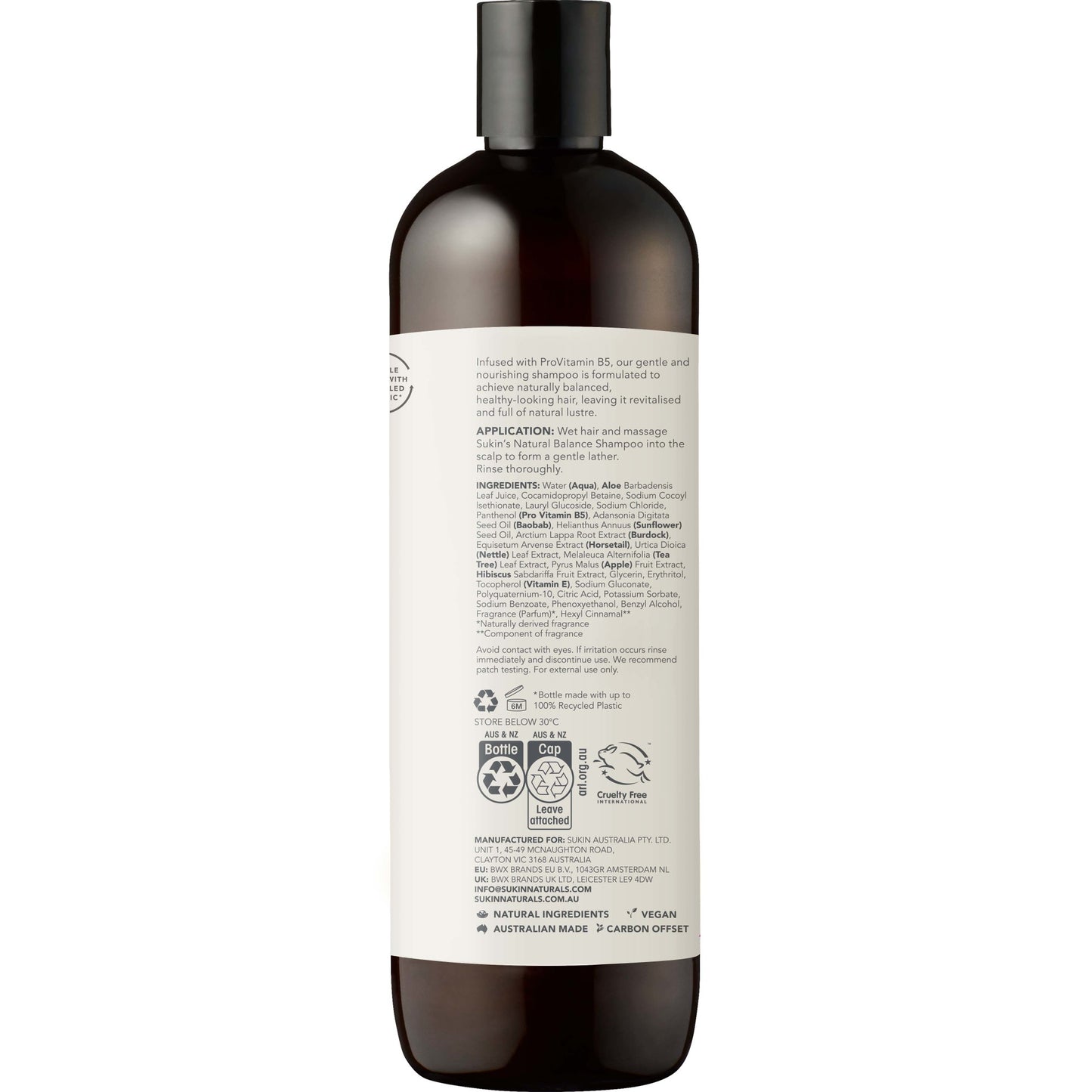 Apple Natural Balance Shampoo 500ml