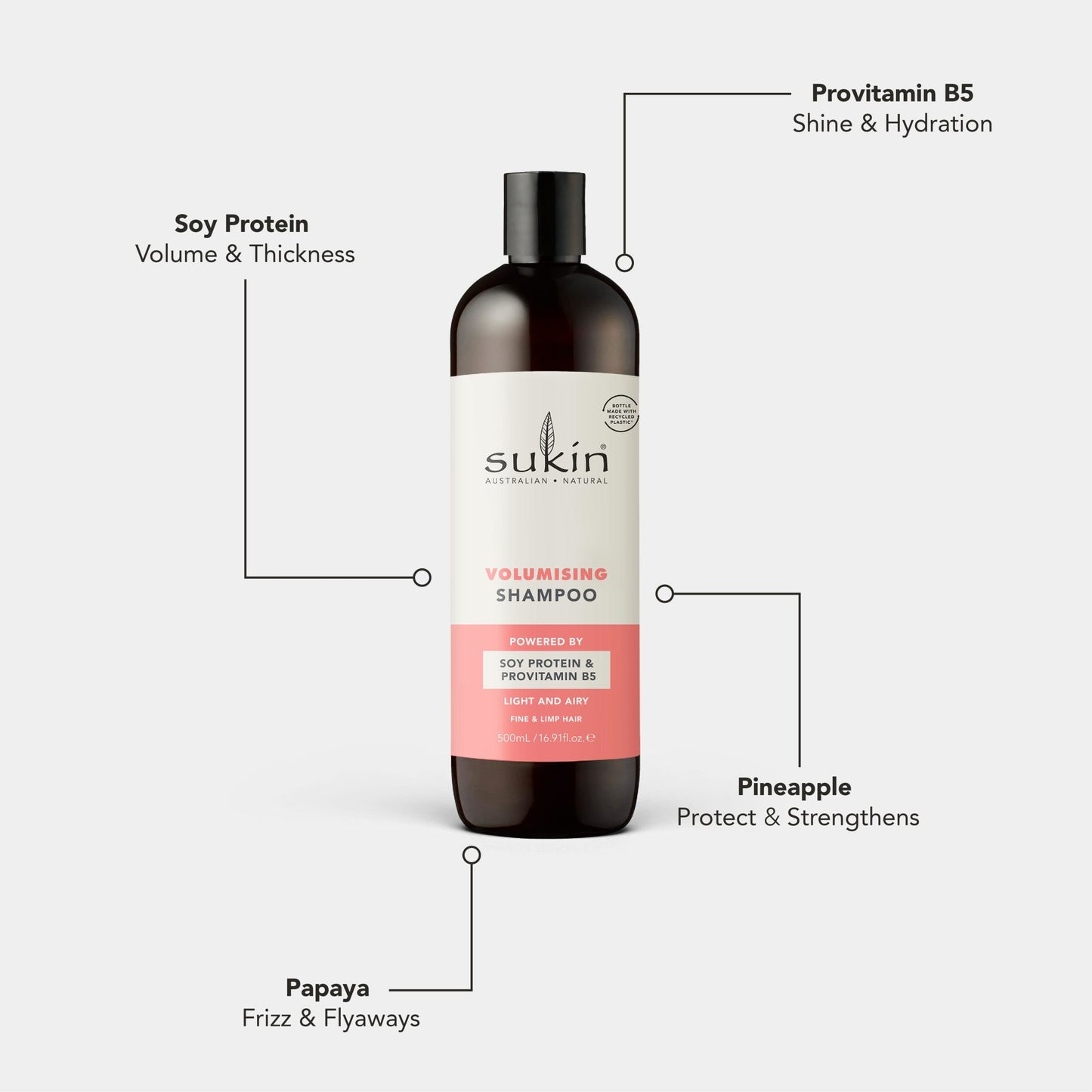 Volumising Shampoo | Hair Care 500ml