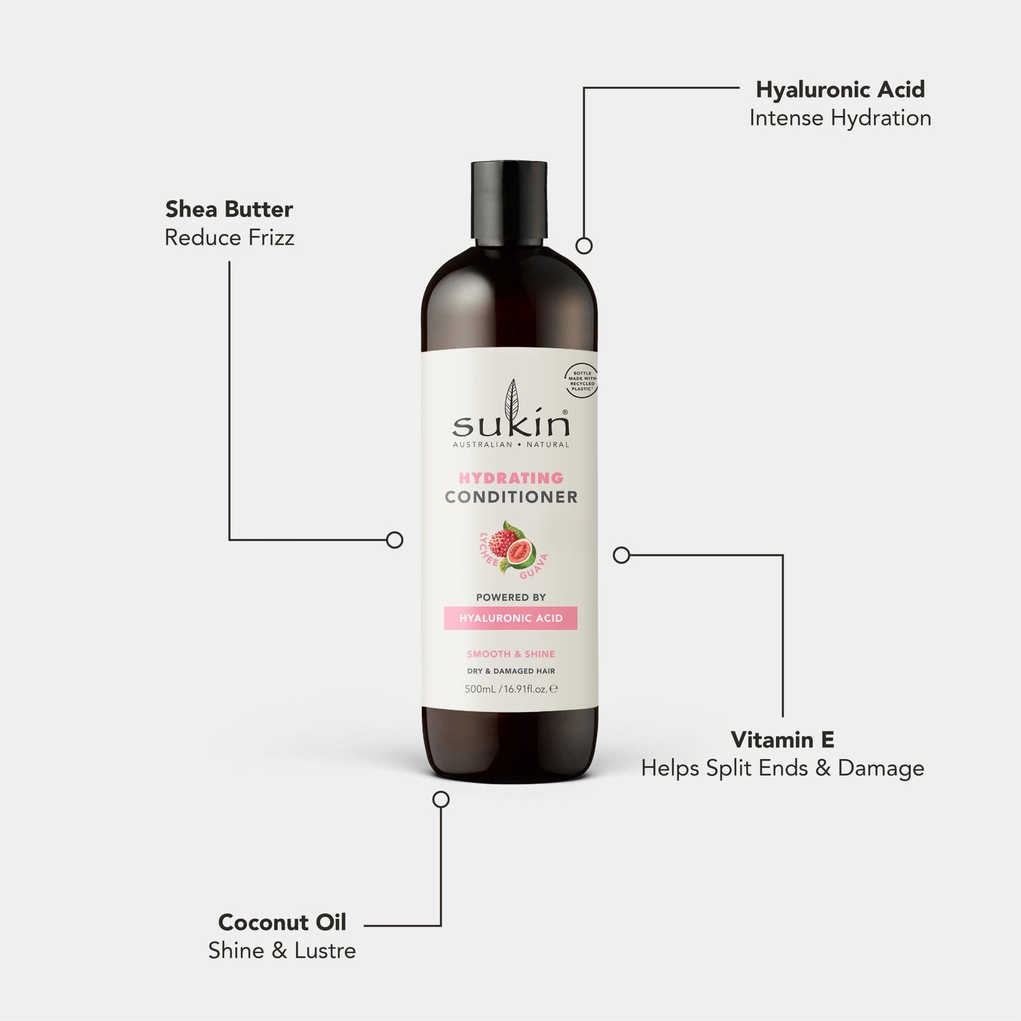 Lychee and Pink Guava Hydrating Conditioner 500ml