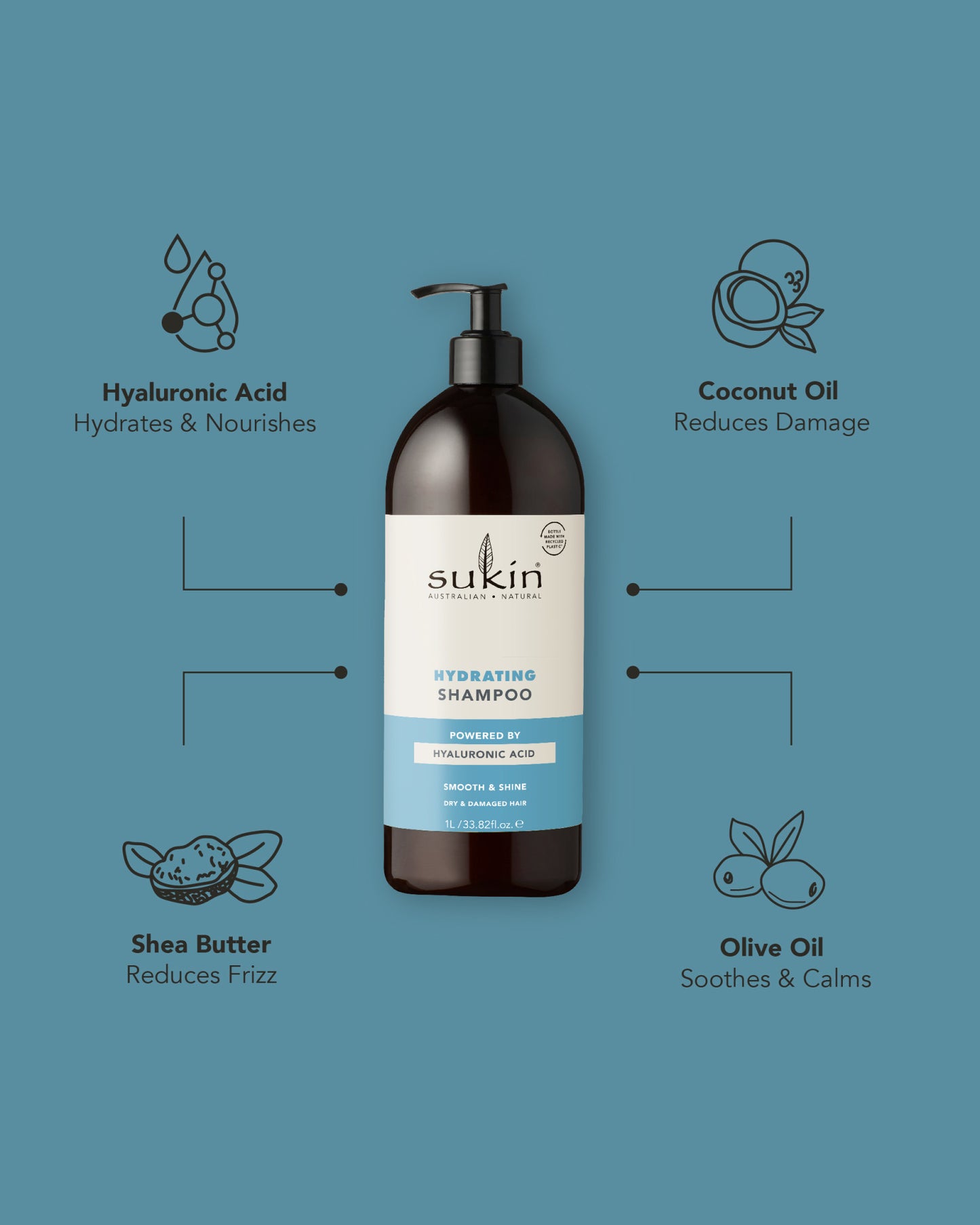 Hydrating Shampoo | Hair Care 1L