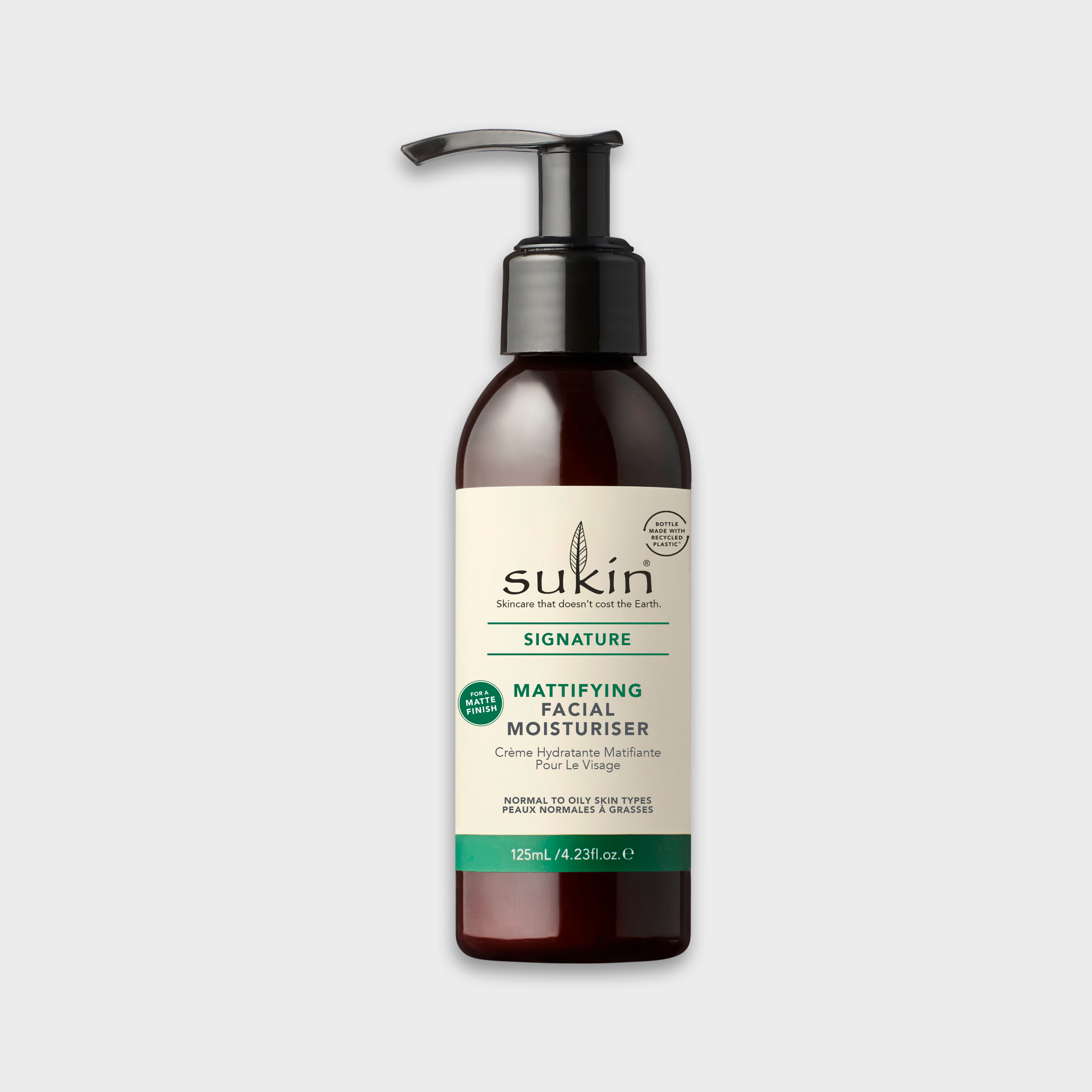 Sukign Mattifying Facial Moisturiser 125ml | Signature – Sukin Naturals UK