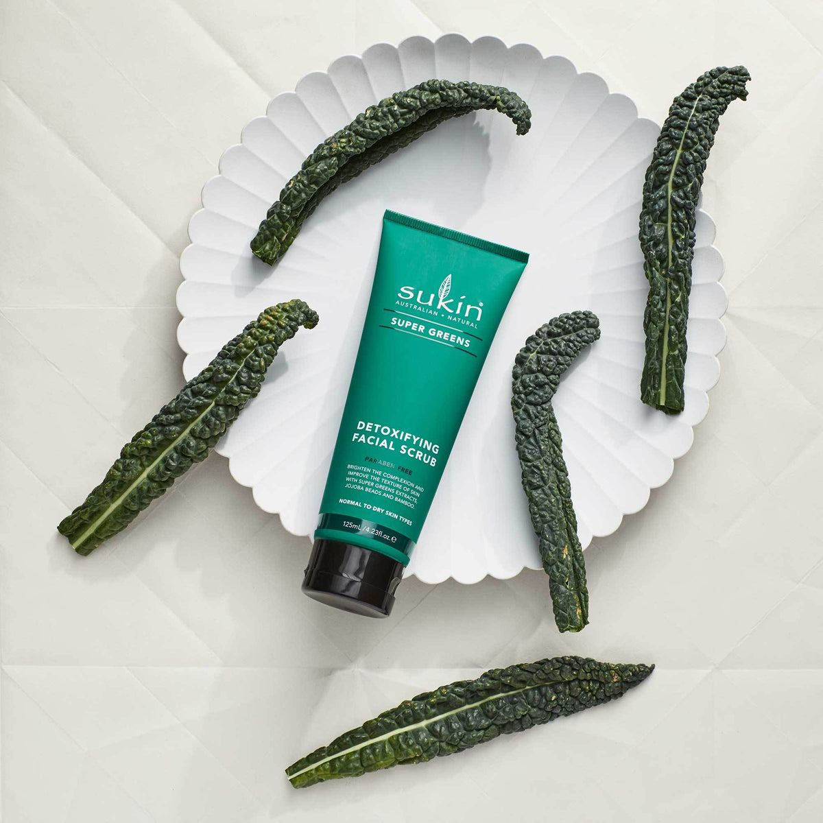 Detoxifying Facial Scrub | Super Greens 125ml